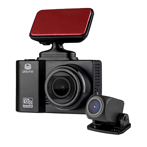 Автомобильный Full HD видеорегистратор с двумя камерами и высоким качеством записи PlayMe ODDER